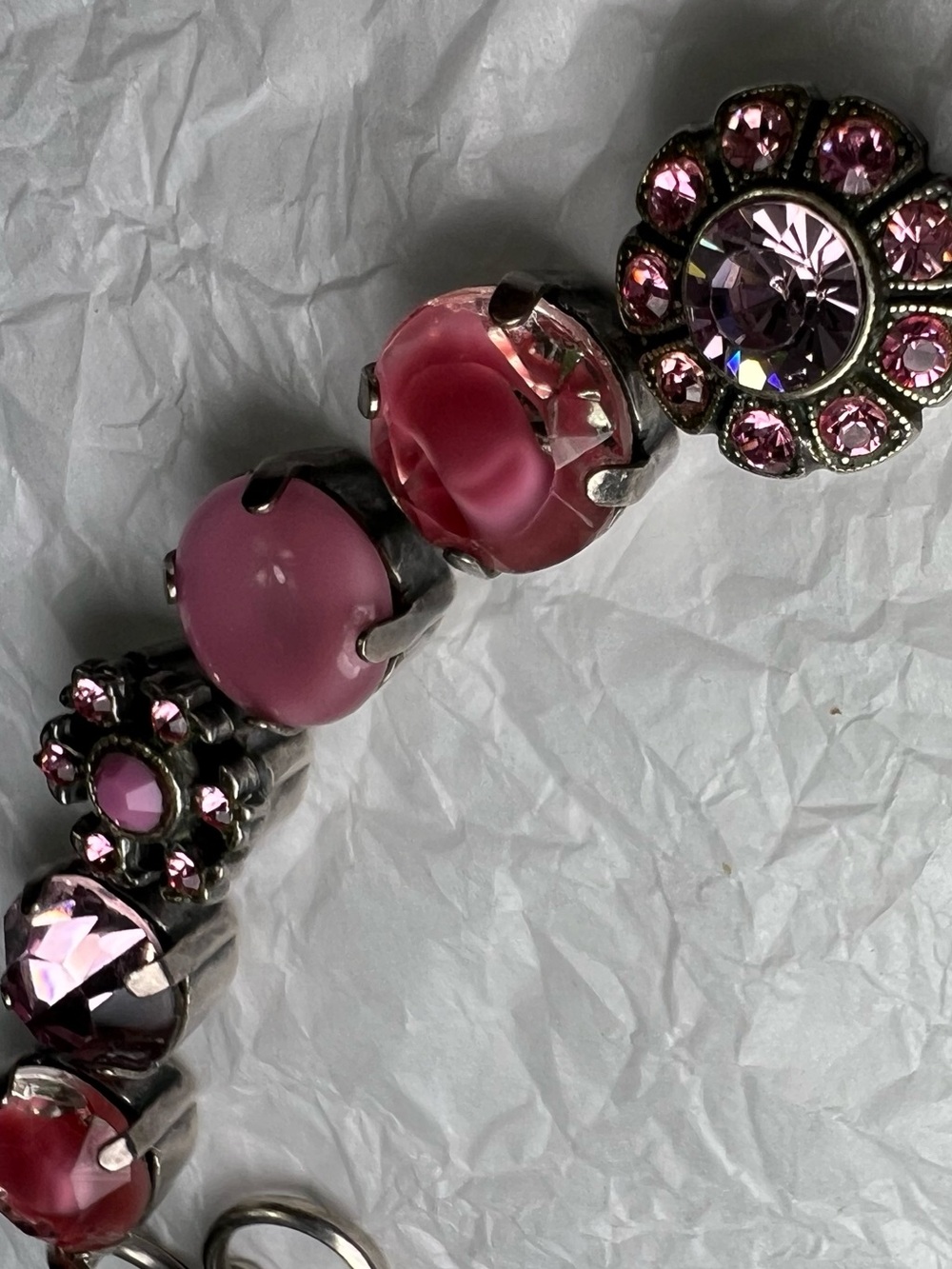 Mariana pink crystal bracelet (missing tag) - Picture 2 of 4